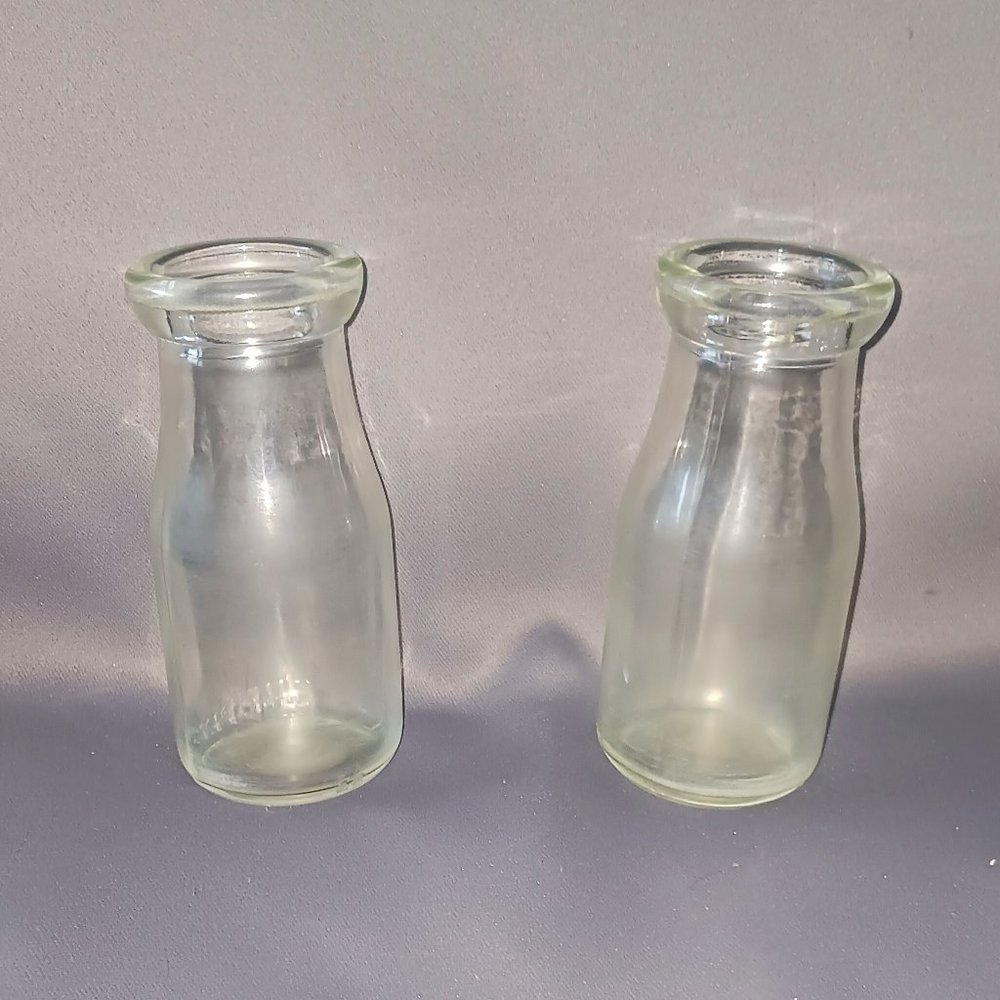 Vintage Mid 60's Milk Bottles